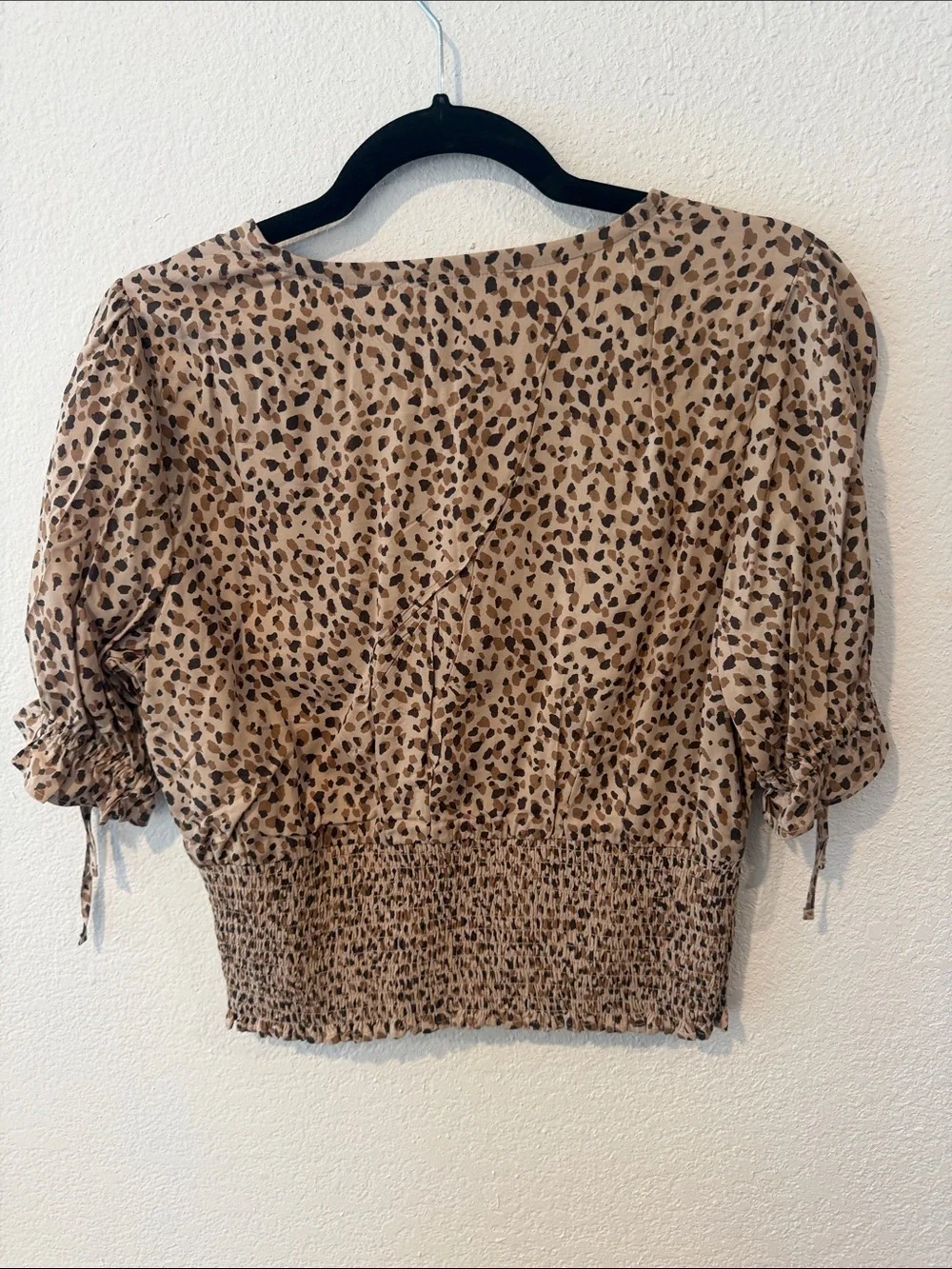 Abercrombie & Fitch Smocked Waist Blouse
